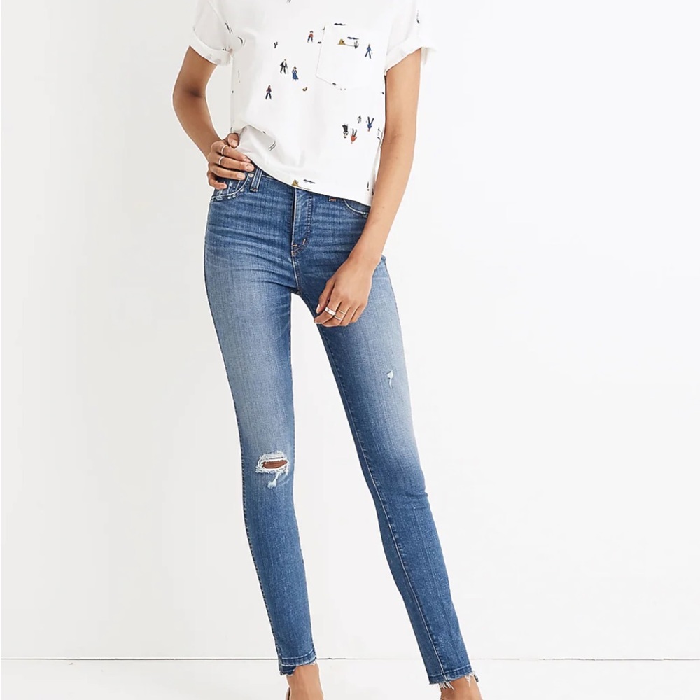 Madewell High Rise skinny jeans